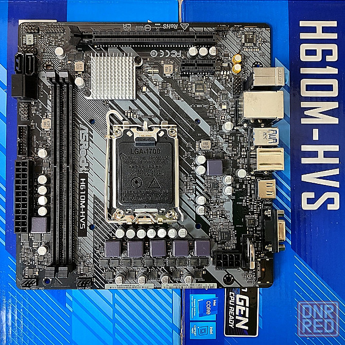 H610M-HVS ASRock 2DDR4 Socket LGA1700 Донецк - изображение 1