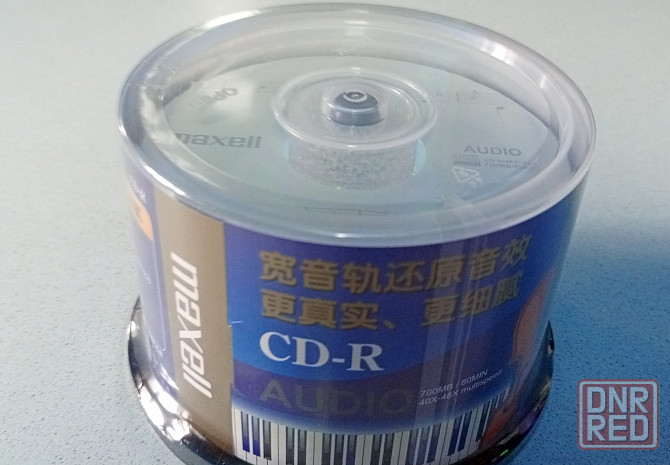 Компакт-диски Maxell-Audio CD-R- 700MB/80 Донецк - изображение 1