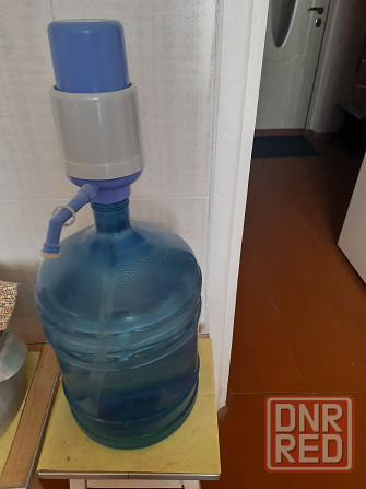 Емкость для воды 19 литр с помпой Донецк - изображение 1