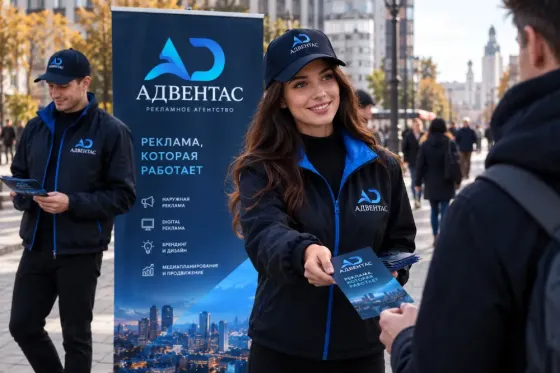 Промоутеры в Донецке и Мариуполе, раздача\расклейка Донецк