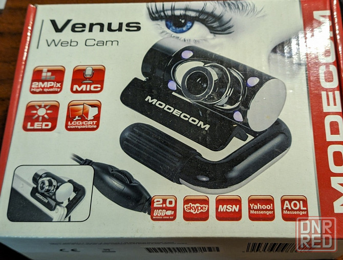 Веб-камера Modecom Venus 2 MP с подсветкой Донецк - изображение 1