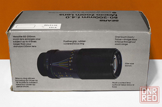 Фотообъектив SEARS 80-200mm f 4 0 Macro Zoom Lens Multicoated Донецк - изображение 5