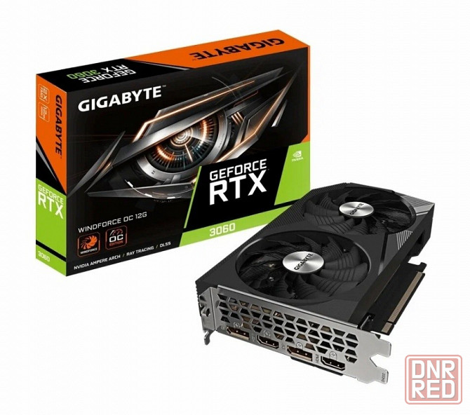 Видеокарта Gigabyte NVIDIA GeForce RTX 3060 12ГБ Windforce OC, Новая Донецк - изображение 1
