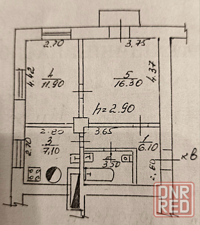Продажа 2-к. квартира сталинка, б-р Шахтостроителей, пр-т Мира Донецк - изображение 10