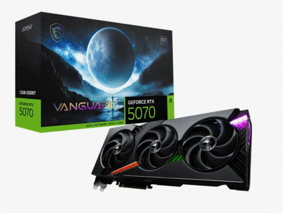 Видеокарта NVIDIA GeForce RTX 5070 (12GB GDDR7) MSI Vanguard Донецк
