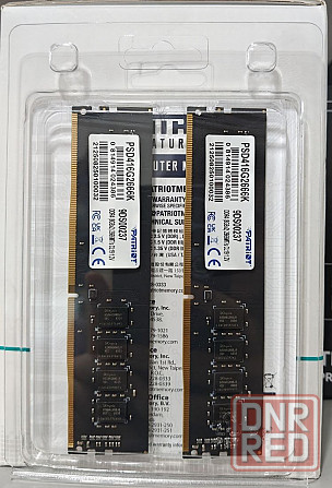 Оперативная память DDR4 Patriot Signature Line 16GB (kit 2x8) 2666MHz Донецк - изображение 1