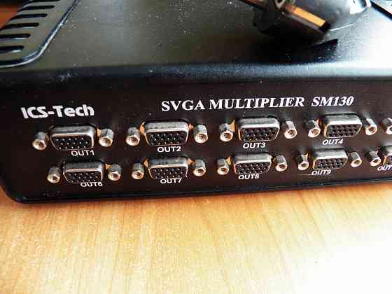 Vga multiplier разветвитель ics-tech sm 130 сплиттер 10 портов Донецк
