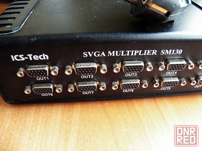 Vga multiplier разветвитель ics-tech sm 130 сплиттер 10 портов Донецк - изображение 2