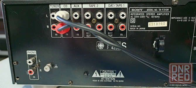 Интегральный усилитель "SONY" TA-F319R Донецк - изображение 8
