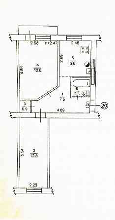2-х комн. в стадии ремонта, ул. Краснофлотская, документы готовы. Донецк