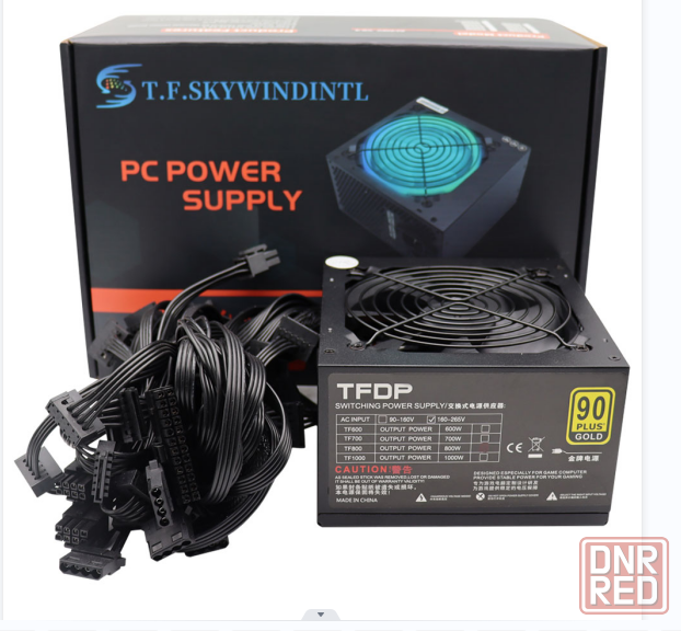 T.F SKYWINDINTL 725 800 1000W 90 PLUS GOLD Новый Гарантия Донецк - изображение 1