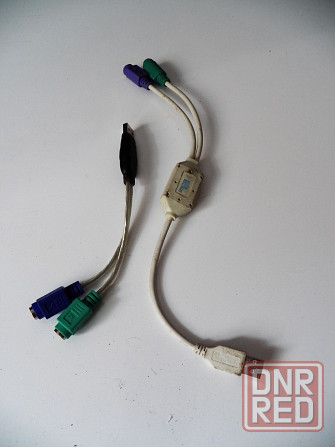 Адаптер Переходник ps2 usb для клавиатуры и мыши Донецк - изображение 2