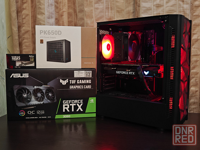 Игровой Пк intel core i5 12400f Rtx 3060 Asus Tuf Донецк - изображение 1
