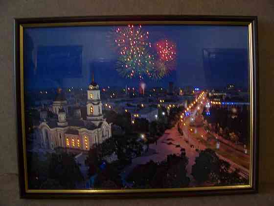 Картина Светом. Подарок. Виды Донецка. Донецк