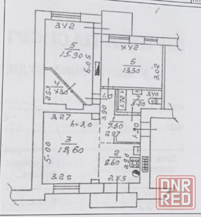 3х. ком. квартира 75 м,кв, 8 500 000 , ул. Воровского, в Ленинском р-н. Донецк - изображение 11