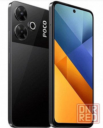 Смартфон Xiaomi POCO M6 6GB+128GB Black Новый Донецк - изображение 1