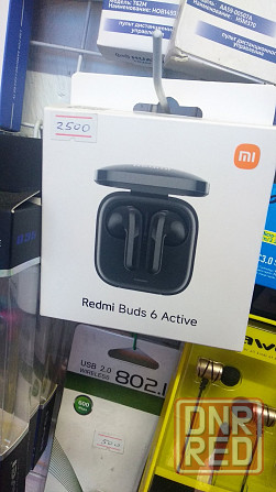 Наушники TWS Xiaomi Redmi Buds 6 Active черный Донецк - изображение 1