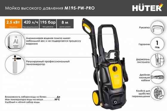 Продам автомойку Huter m195 pw pro новую Донецк