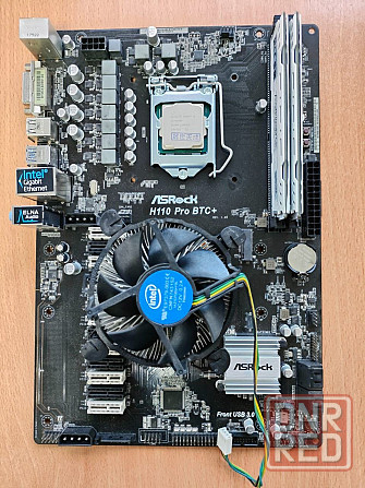 Комплект ASRock H110 + i5 9400f + 16GB DDR4 (2x8) + box cooler Донецк - изображение 1