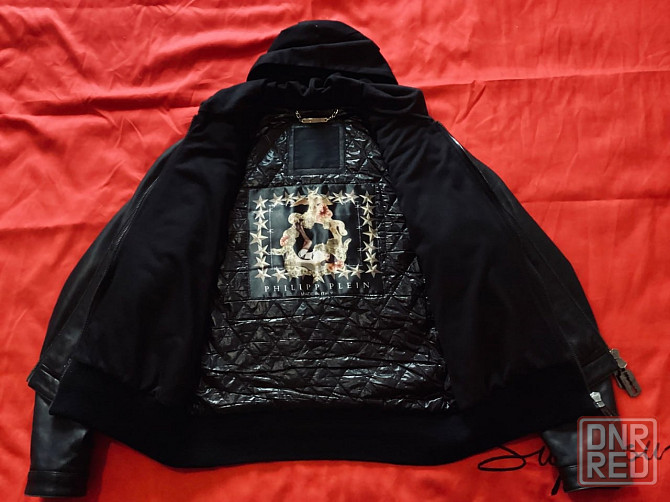 Кожаная куртка Philipp Plein - Оригинал - Италия Донецк - изображение 8