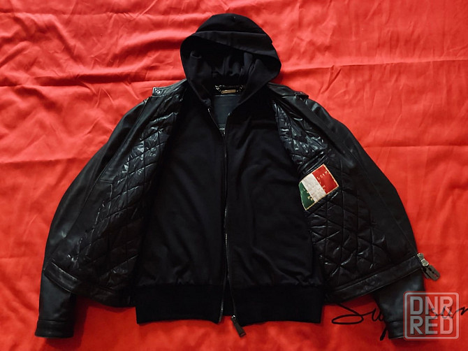 Кожаная куртка Philipp Plein - Оригинал - Италия Донецк - изображение 7