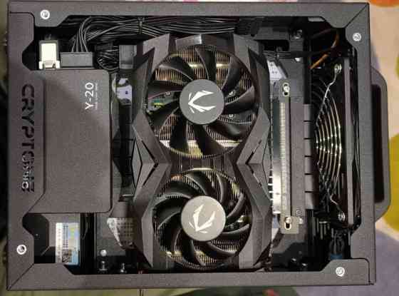 игровой m-itx пк на ryzen 5 5500+GTX 1660 Ti+16 Gb Донецк