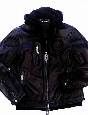 Кожаный бомбер Philipp Plein - Италия - Оригинал Макеевка