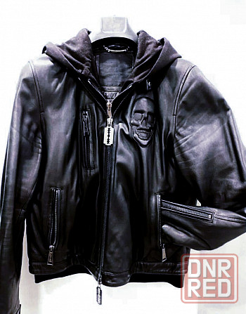 Кожаный бомбер Philipp Plein - Италия - Оригинал Макеевка - изображение 1