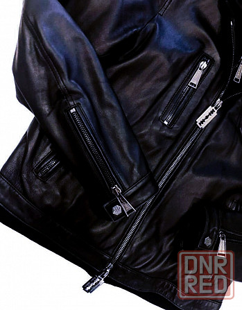 Кожаный бомбер Philipp Plein - Италия - Оригинал Макеевка - изображение 4