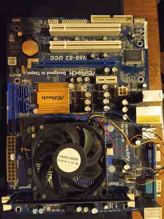 Комплект плата ASRock N68-S3 UCC и проц Athlon II x3 455 Донецк