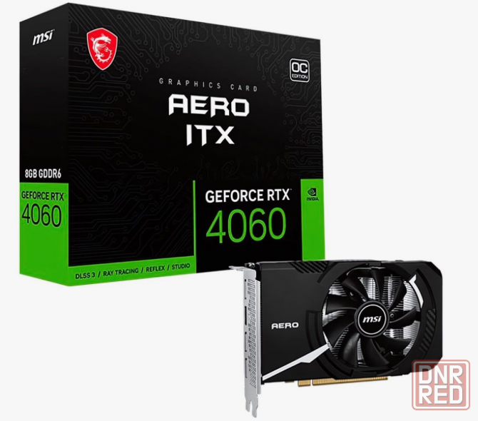 Видеокарта NVIDIA GeForce RTX 4060 (8Gb GDDR6) MSI Aero ITX OC Донецк - изображение 1
