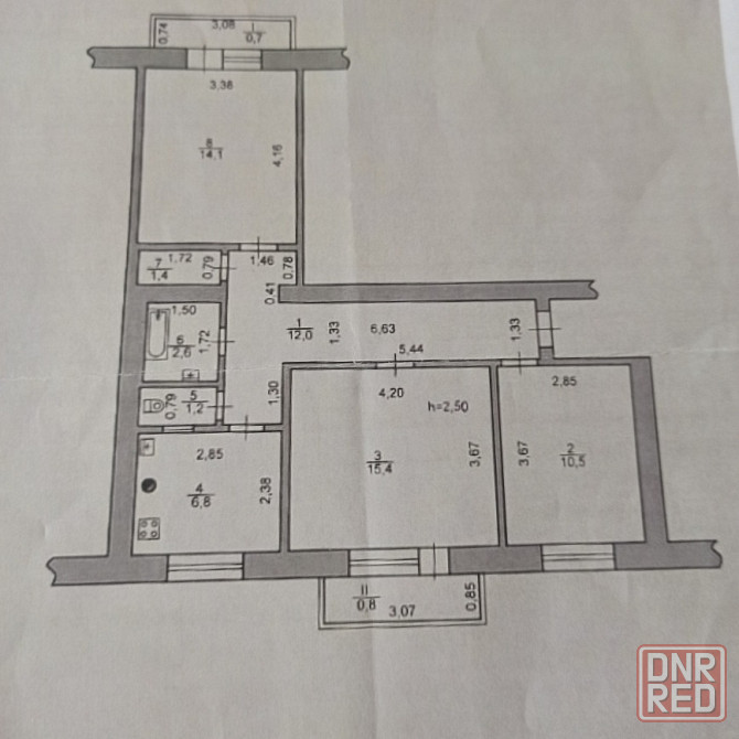 Продам 3 к.кв. в Докучаевске, ул.Ленина, Микрорайон. Документы готовы!!!! Никто не прописан!!! Докучаевск - изображение 11