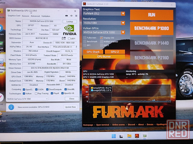 Игровой ACER Nitro 5 в отличном состоянии, 15.6 FHD/Intel i5 8потоков/8Gb DDR4/512Gb SSD/GTX1050 3Gb Донецк - изображение 6