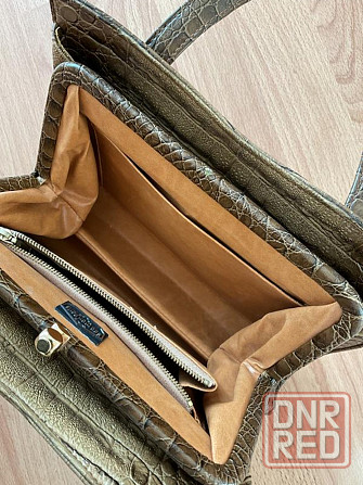 Сумка из искусственной кожи с тиснением под крокодила Донецк - изображение 5