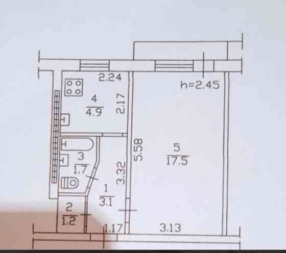 Продается 1комн Раздольная Донецк