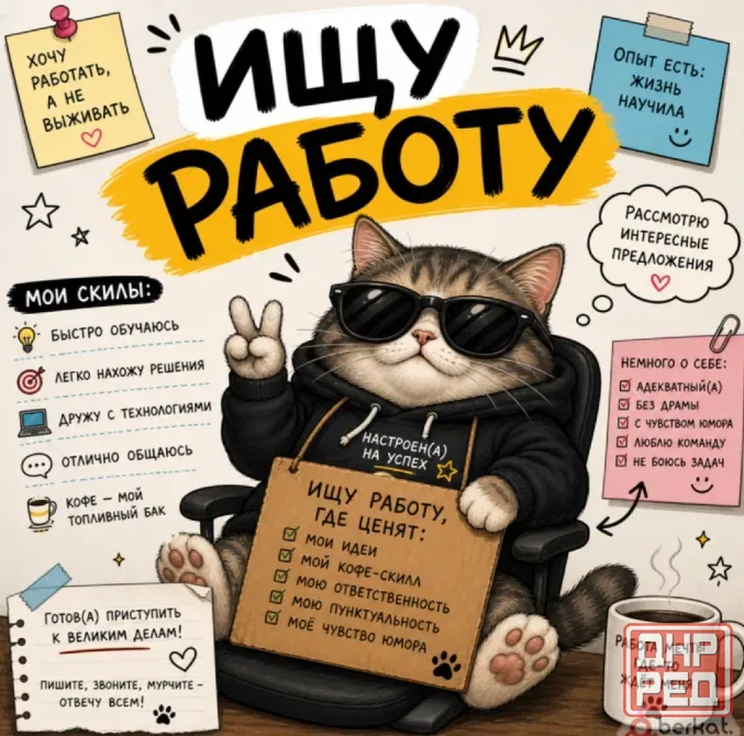 Ищу работу (подработку) в офисе или удаленно. Донецк - изображение 1