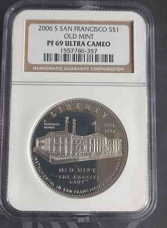 1 dollar usa серебро топ грейд Донецк