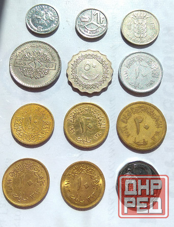 Монеты Египет, Сирия, Хорватия, Бельгия, Ливия Донецк - изображение 1