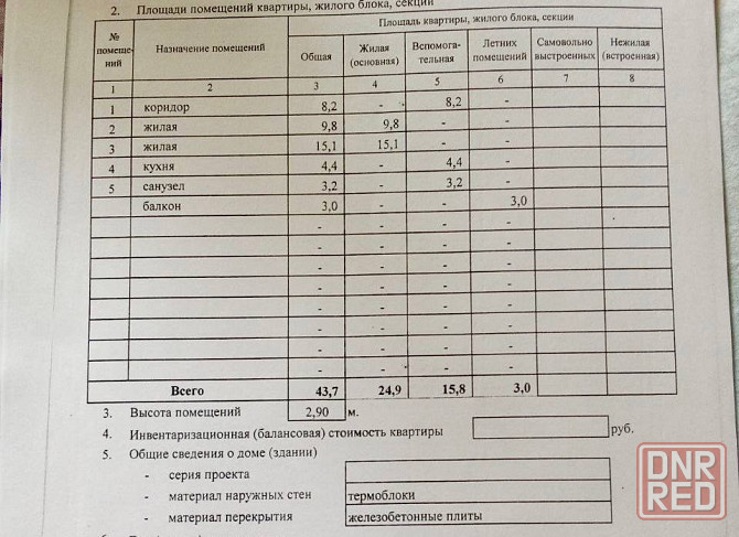 Продам 2х ком. в новострое под чистовую отделку. Донецк - изображение 7