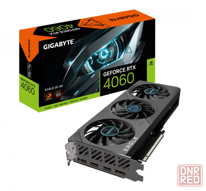 GIGABYTE GeForce RTX 4060 EAGLE OC 8G Новая Донецк - изображение 1