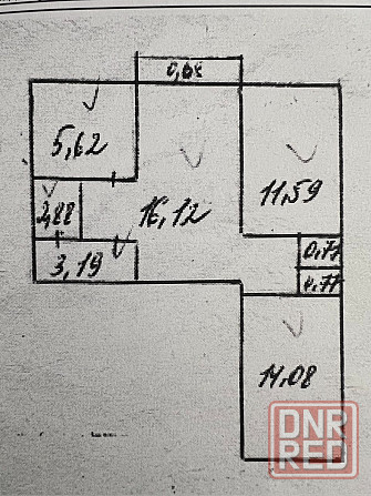 Продажа 3-х комнатной квартиры Город Макеевка, Советский район, поселок 21 шахта Макеевка - изображение 1