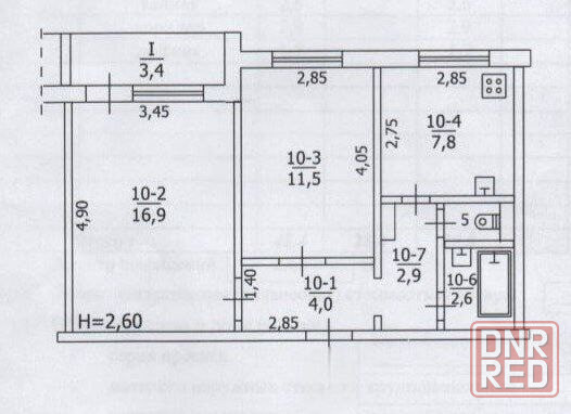 Продажа 2 комн. кв., ул. Артёма (ж/д рынок) Донецк - изображение 1