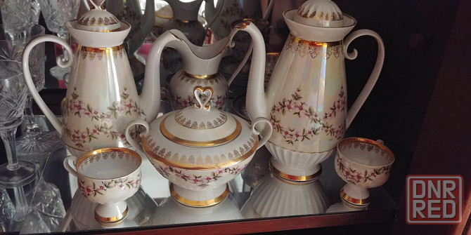 Кофейный сервиз , изысканный. Фарфор, . Коростень, 60-70 е гг Донецк - изображение 7