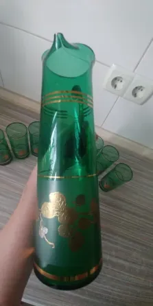 Набор кувшин+ стаканы, Bohemia, на 6 персон, 70е гг. Донецк