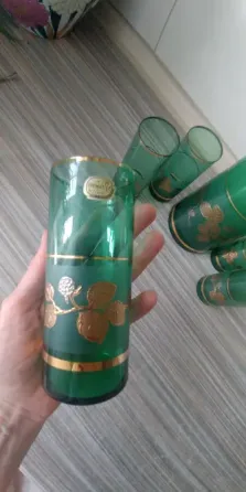 Набор кувшин+ стаканы, Bohemia, на 6 персон, 70е гг. Донецк