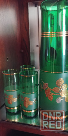 Набор кувшин+ стаканы, Bohemia, на 6 персон, 70е гг. Донецк - изображение 4