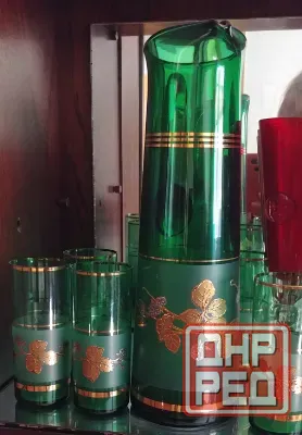 Набор кувшин+ стаканы, Bohemia, на 6 персон, 70е гг. Донецк - изображение 7
