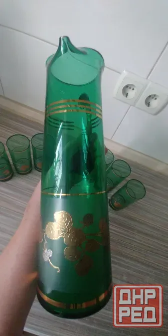 Набор кувшин+ стаканы, Bohemia, на 6 персон, 70е гг. Донецк - изображение 3
