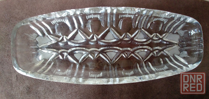 Селедочница хрусталь, 1970е гг. Донецк - изображение 2