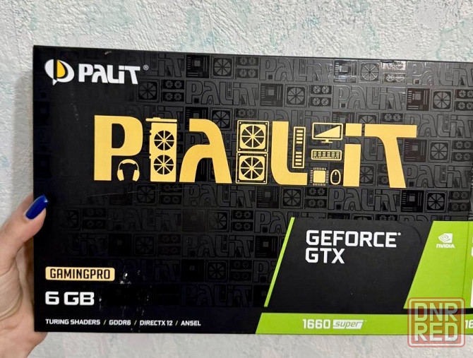 Видеокарта Palit GeForce GTX 1660 SUPER Донецк - изображение 1